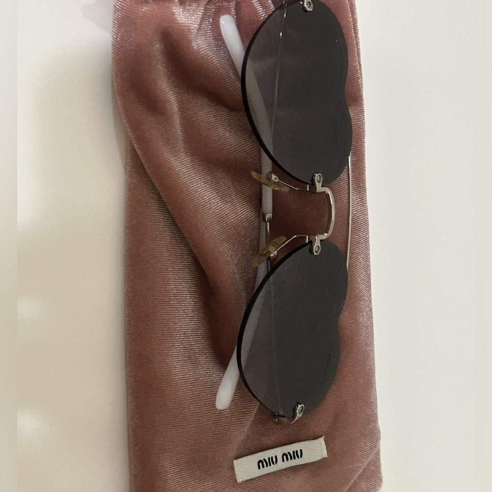 Miu Miu Heart Sunglasses
